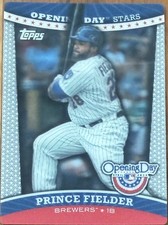 2012 Topps Opening Day #ODS-12 Prince Fielder Opening Day Stars Brewers MLB