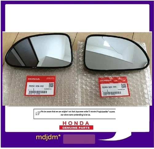 Oem Side View Mirror Left & Right Set Honda S2000 AP1 AP2 Convex Type Jdm 