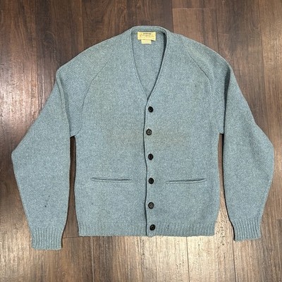 True Vintage 60s Arrow Cum Laude Lambswool Small Collegiate Cardigan Sweater