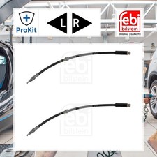 2x ORIGINAL® Febi Bilstein Bremsschlauch Vorne, Links, Rechts für Ford Fiesta