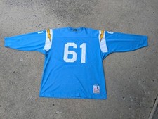 VINTAGE LOS ANGELES CHARGERS 1961 NFL STALL & DEAN THROWBACK JERSEY 3XL SEWN!