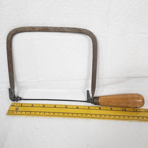 Vintage Atkins No. 60 coping saw Hardwood handle USA Good Condition - Picture 12 of 12