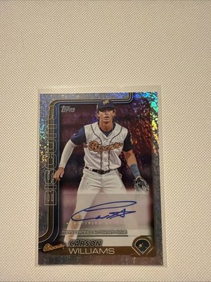 2025 Topps Pro Debut - Carson Williams #PD-127 Sparkle Foil Autographs /175 (AU,