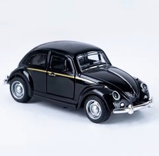 Volkswagen Beetle 1:36 Diecast Modelo Coche Clásico Retro Juguete Coleccionable Tirar hacia atrás