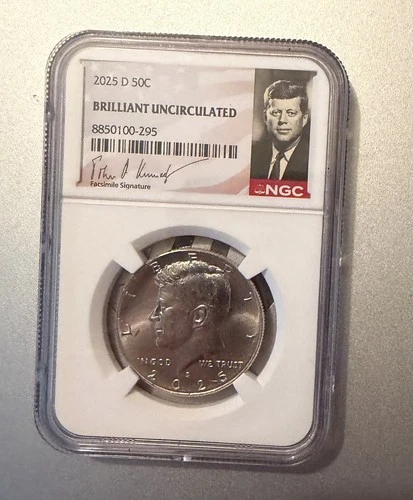2025-D Kennedy Half Dollar — photo from another recent sale
