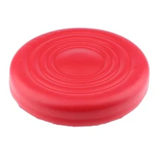 Leather Removable Bar Stool Replacement Cushion Round Standard  Seat - Red