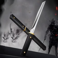 Tanto Knife Fixed Blade Pocket Hunting Survival Camp Tactical Stainless Steel