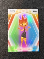 Ember Lumen 2026 Topps Disney Pixar Neon Rainbow Refractor Parallel #181 /150