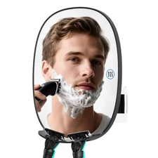 COSMIRROR Heated Shower Mirror Fogless for Shaving, Fog Free Shaving Mirror w...