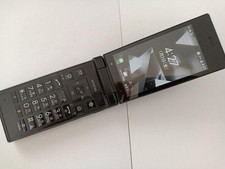 KYOCERA 701KC BlackSoftbank KEITAI 2 Android Flip Phone Black SIM Unlocked Japan