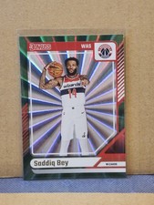 2024-25 Panini Donruss - Saddiq Bey #13 Holo Green Laser Washington Wizards