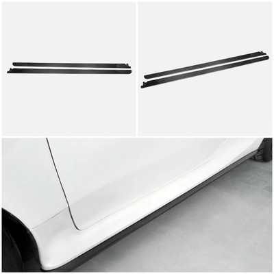 For Yaris GR GXPA16 Gen 2 Facelift OE Type Dry Carbon Side Skirt Extension 2pcs