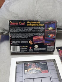 Demon's Crest - ntsc - Super Snes - Super Nintendo - Snes Rare
