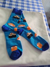 Men's Novelty Socks Funny Food Donut Sushi Cheese Avocado Hamburger Banana Lemon
