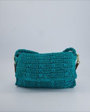 Borsa da spalla Parfois Vimini Blu - Ottime condizioni