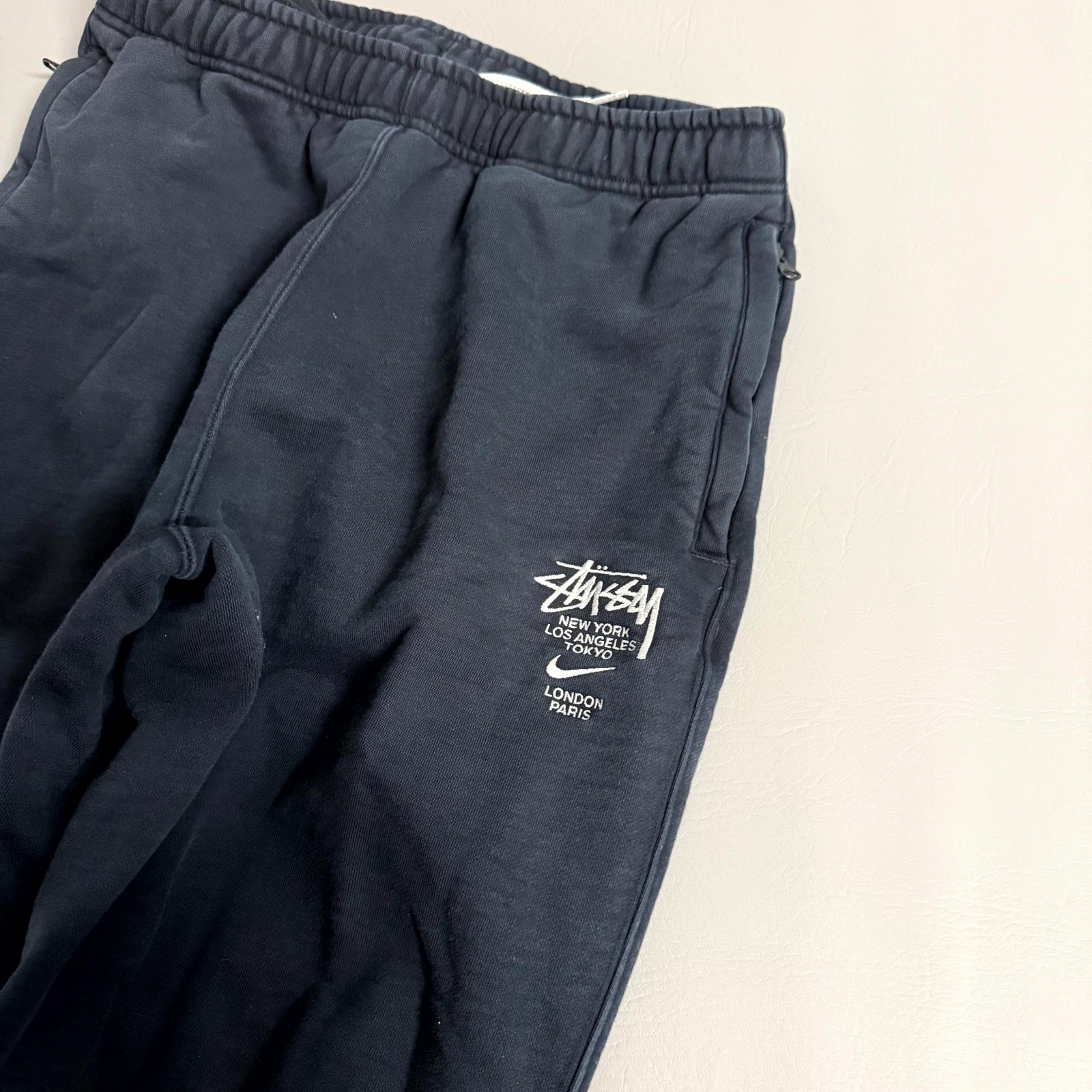 Nike x Stussy International Tracksuit Mens Medium Black Rare thumbnail 8