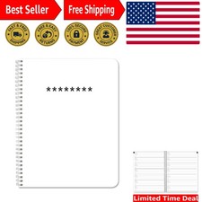 Personalized Password Organizer - 120 Pages, Durable, User-Friendly Design
