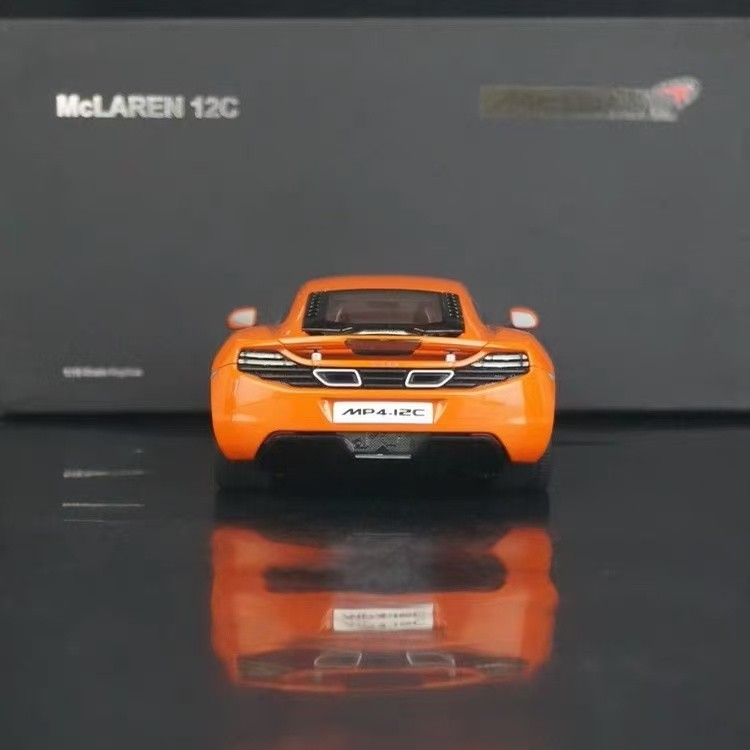 SUPER RARE* Autoart 1/18 McLaren MP4-12C Metallic Orange 2011 | eBay