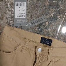 Trussardi Italy Stretch Pants New Beige Size 27