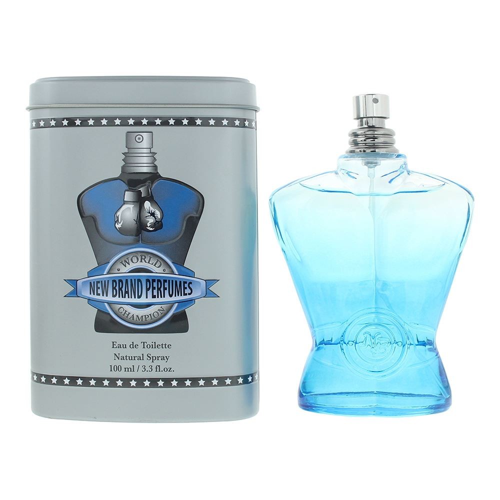 New Brand World Champion Blue By For Men - 3.3 Oz Edt Spray - Image 2