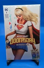 ACTION COMICS PRESENTS DOOMSDAY SPECIAL #1 SIGNED W/REMARK ❤️  SUPERGIRL COVER