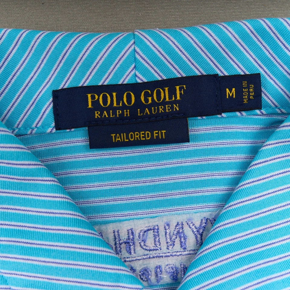 Polo de golf Ralph Lauren para mujer a rayas M sin mangas Wyndham Championship Foto 4 de 4