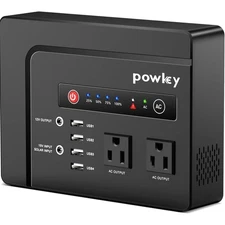 Portable Lithium Power Bank 146Wh with AC Outlets for RV Travel Home