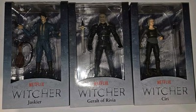 McFarlane Toys Netflix The Witcher Bundle Set - Geralt, Ciri, Jaskier NWIB