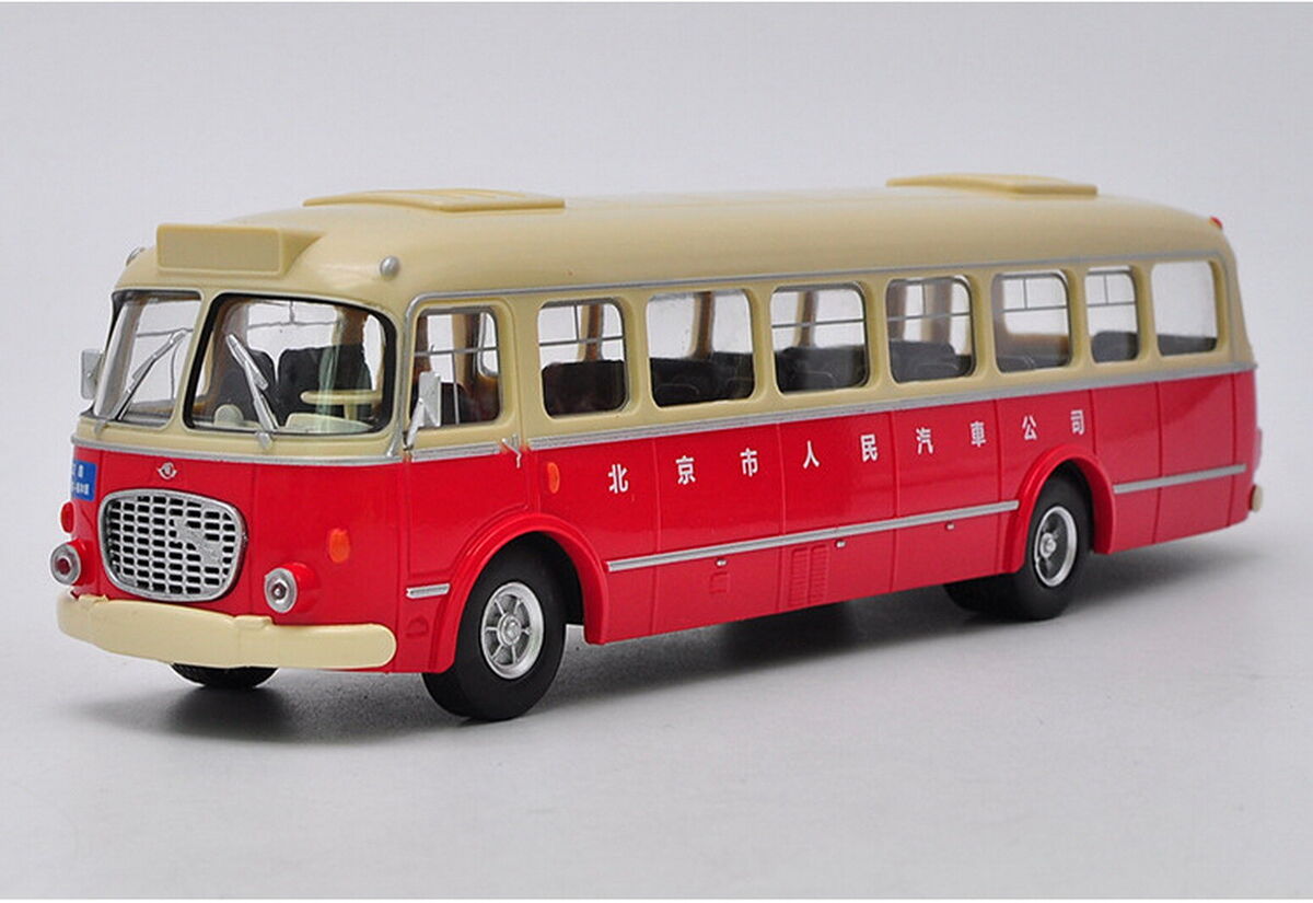 1:43 Scale Skoda 706 Krosa Bus Car Model Beijing Public Transport