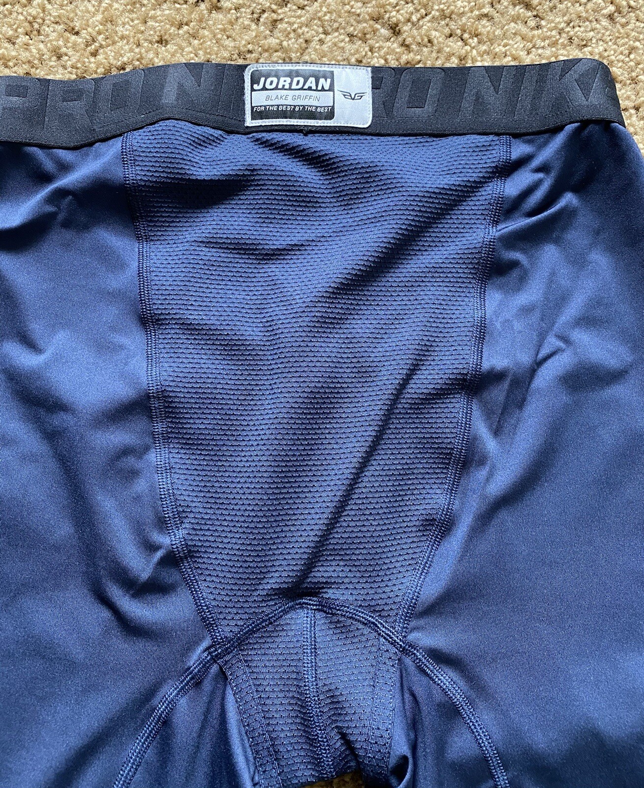 Nike Pro Combat Compression Pants Blake Griffin Custom Athlete PE Blue M/L image 6
