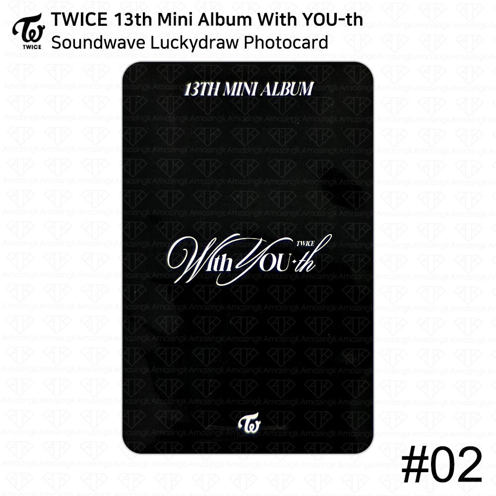 TWICE 13th Mini Album With YOU-th Soundwave Luckydraw Photocard