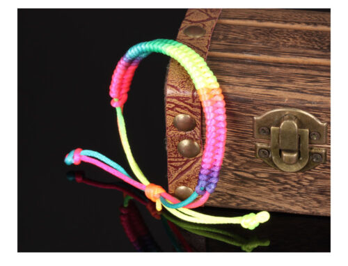 CIFBUY Colorful Woman Charm Bracelets Handmade 2Layer Chinese Rope Chain Jewelry - Picture 8 of 12