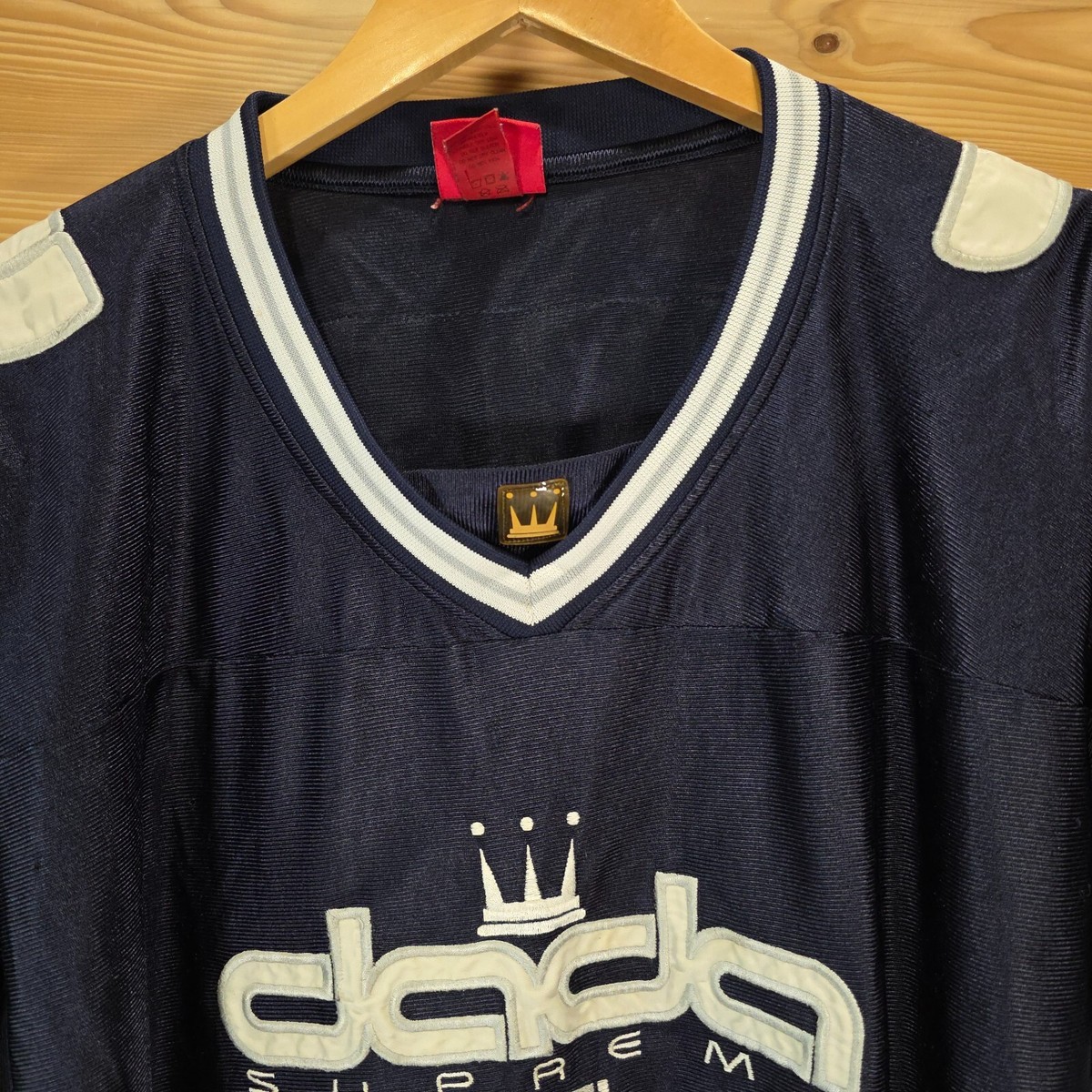 DADA Supreme 2XL ブラック シャツ DADA Supreme 2XL ブラック シャツ VTG DADA Supreme Football