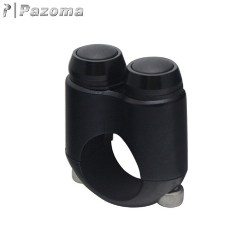 2 Button Handlebar Control ON/OFF Switch Horn Run Start For Harley Dyna 1" Bar - Picture 8 of 11
