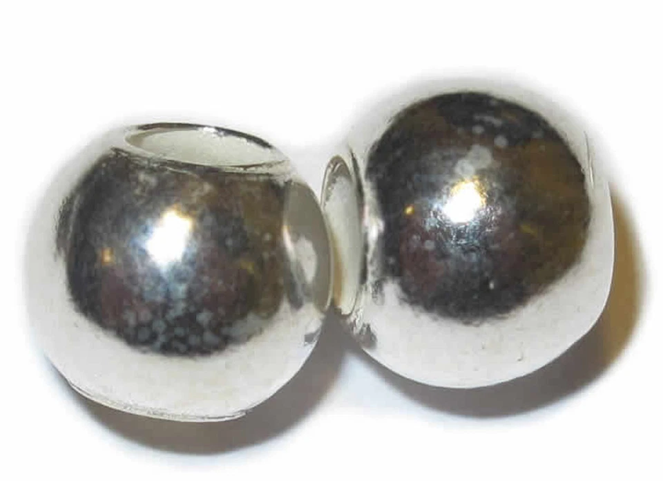 925er Sterling Silber - Quetschperlen - Perlen. Hohlkugeln. 2,5mm - 20 Stück - Bild 3 von 3