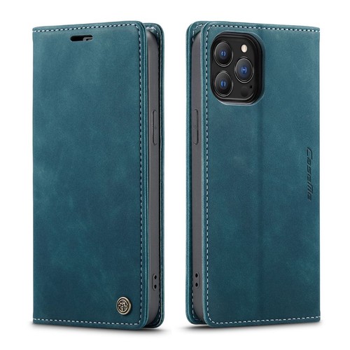 Etui Komórka Ochrona do Apple iPhone 13 Pro Max Case Flip Cover Pokrowiec Etui Niebieskie - Zdjęcie 2 z 8