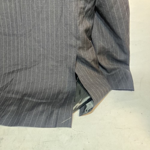 BNWT GIORGIO CAVALLI 100% Wool Pinstripe Jacket 42L Made In Italy - Picture 16 of 19