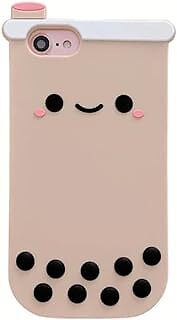wifantien 3D Boba Tea Case for iPhone SE 2022 2020/iPhone 6 6S 7 8 4.7