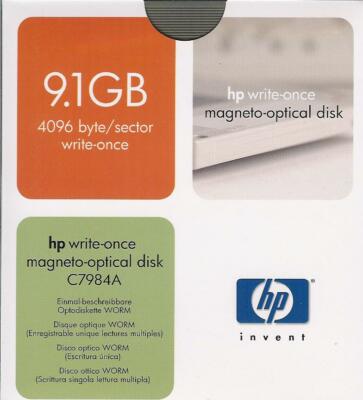 HP write-once magneto-optical disk C7984A