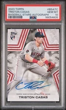 2023 Topps Triston Casas Baseball Stars Aut0 #BSATC PSA Gem Mt 10 "Rookie Star"
