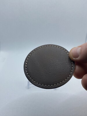 New Trendy Leather Vintage Style Patch Cap Hat - Sticky Back - Light ...