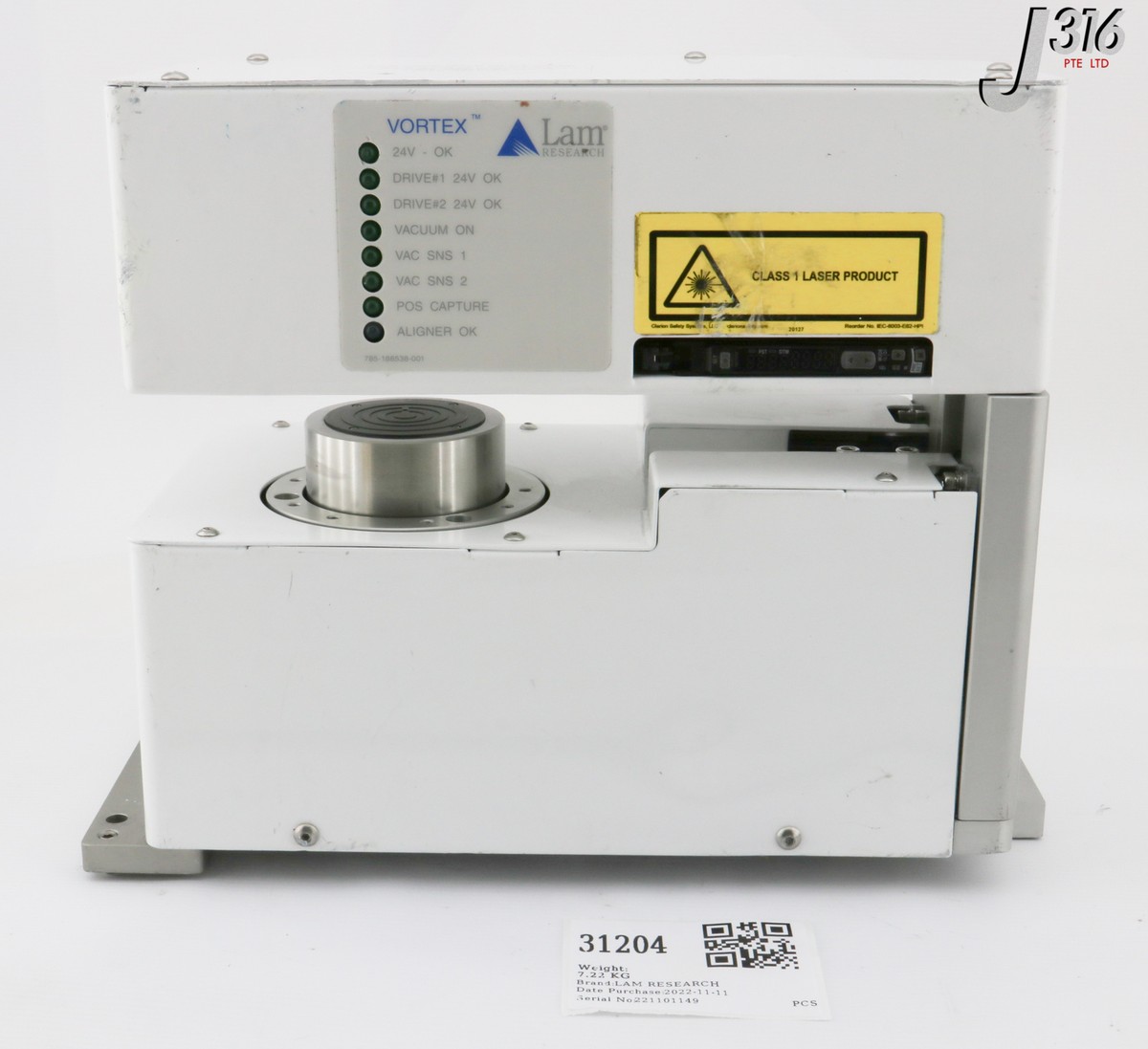 31204 LAM RESEARCH VORTEX PRE-ALIGNER ASSY 853-229884-001 | eBay