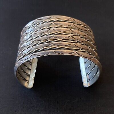 Wide Vintage Navajo Native American Jewelry jewelry Gold Sterling Silver Pueblo Bracelet Old Wide Vintage Navajo Native American Jewelry jewelry Gold Sterling Silver Pueblo Bracelet Old