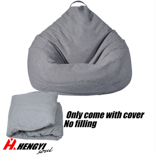 Large Bean Bag Chair Sofa Couch Cover for Indoor Outdoor Lazy Lounger Kids Adult - Picture 10 of 14