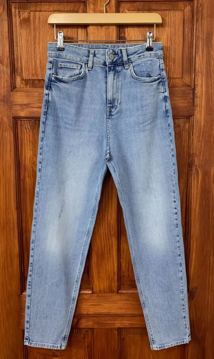 High waist stretch 2025 mom jeans
