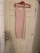 Forever 21 tan/pink bodycon dress