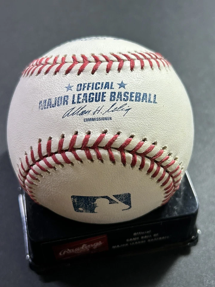 加林·塞奇尼亲笔签名官方大联盟棒球 — 第 2/4 张图片