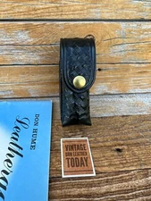 Don Hume C309-F Black Basket Leather Snap 2oz OC Mace Holder MK2 OC10 MK II