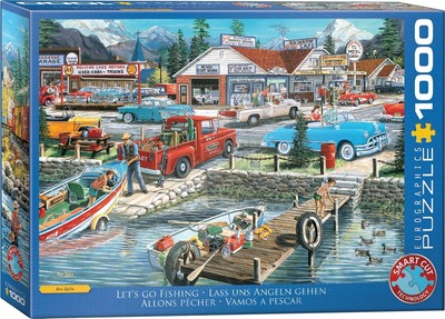 EUROGRAPHICS 6000-5868 Lass uns Angeln gehen 1000 Teile Puzzle Neu OVP