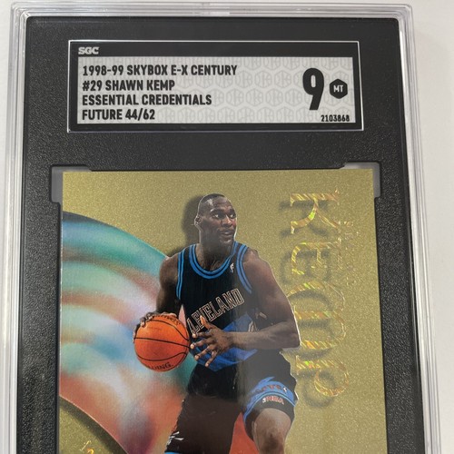 E-X Century Shawn Kemp 1998 credenciales Essential Future 18/62 SGC 9 - Imagen 3 de 10